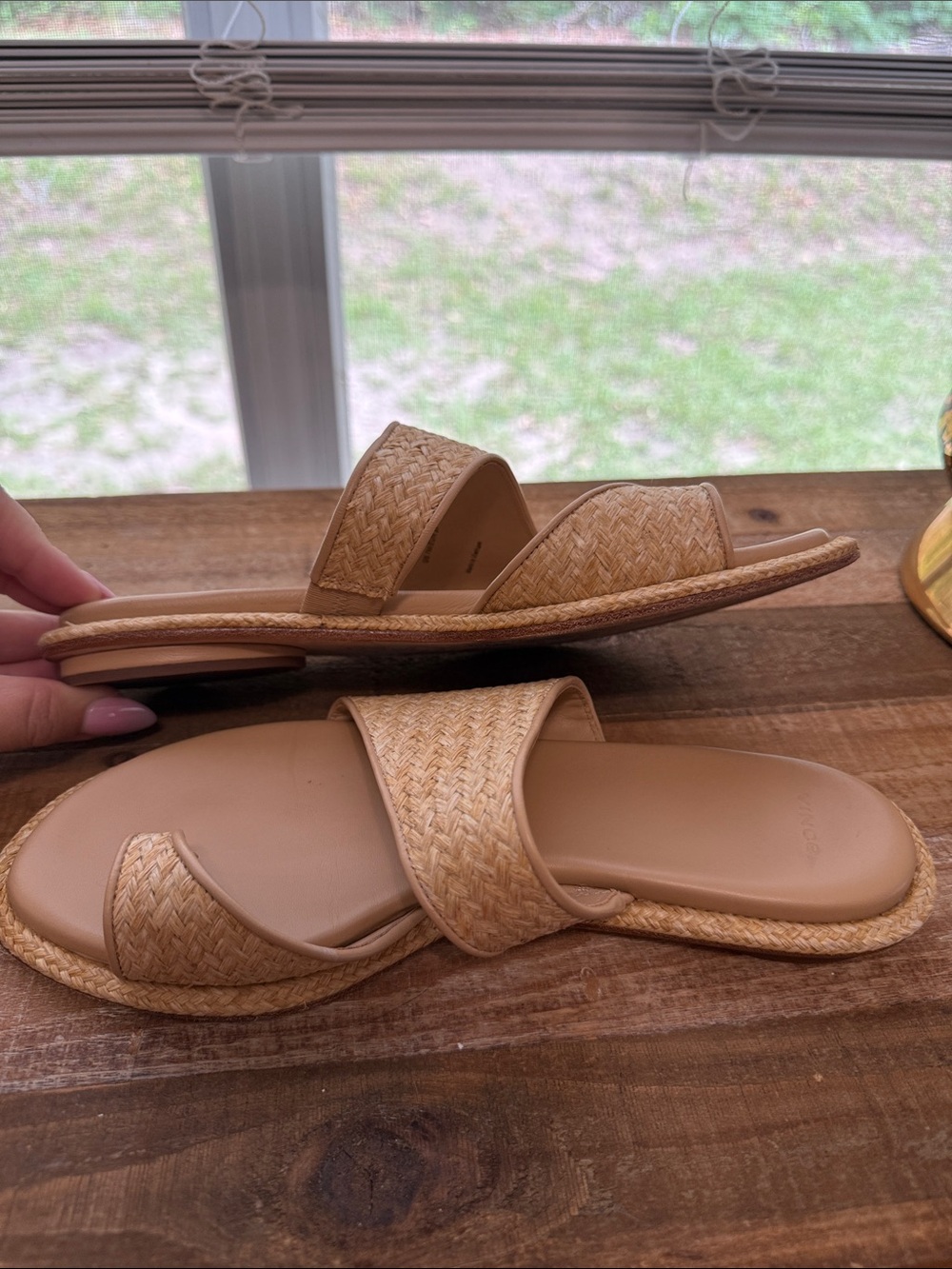 Vince Raffia Sandals - Picture 7 of 9